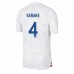 Günstige Frankreich Raphael Varane #4 Auswärts Fussballtrikot WM 2022 Kurzarm
